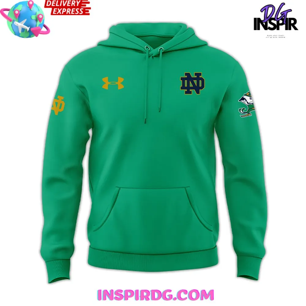 -Notre Dame Fighting Irish Under Armour Football 2024 Hoodie