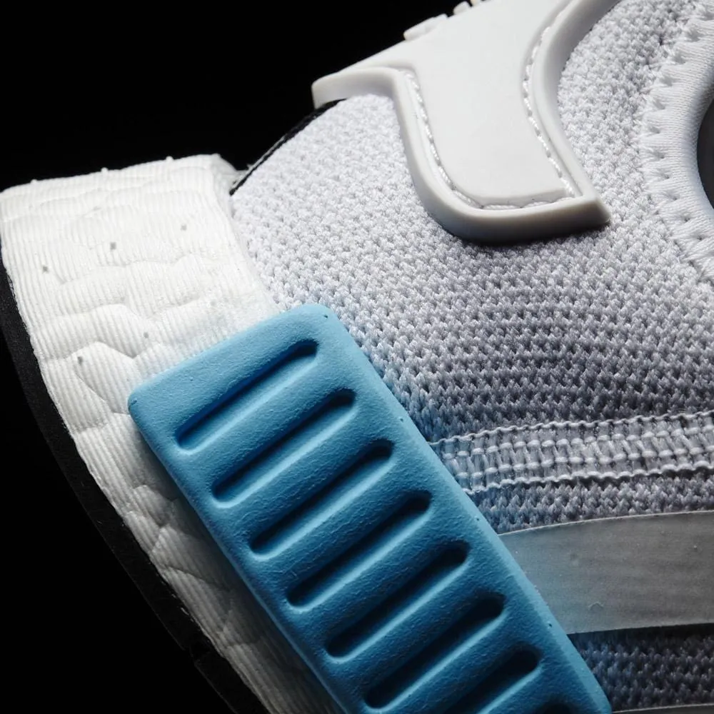 Adidas NMD_R1 Kids White-Bright Cyan