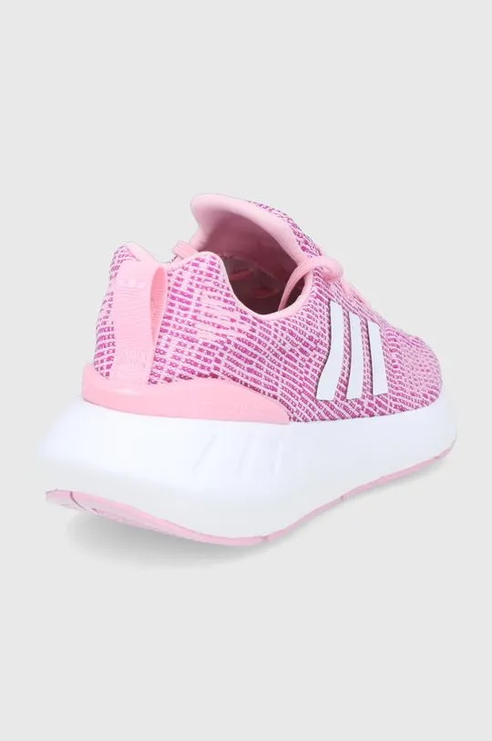 adidas Originals kids' shoes Swift Run pink color