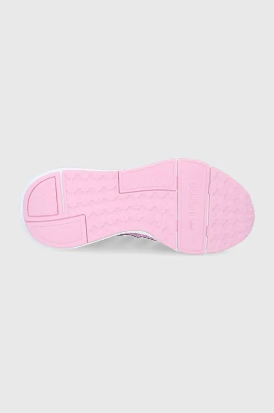 adidas Originals kids' shoes Swift Run pink color