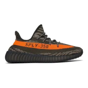 Adidas yeezy boost 350 v2 (carbon beluga/ grey/ carbon beluga/ steeple gray/ solar red) men us 8-13