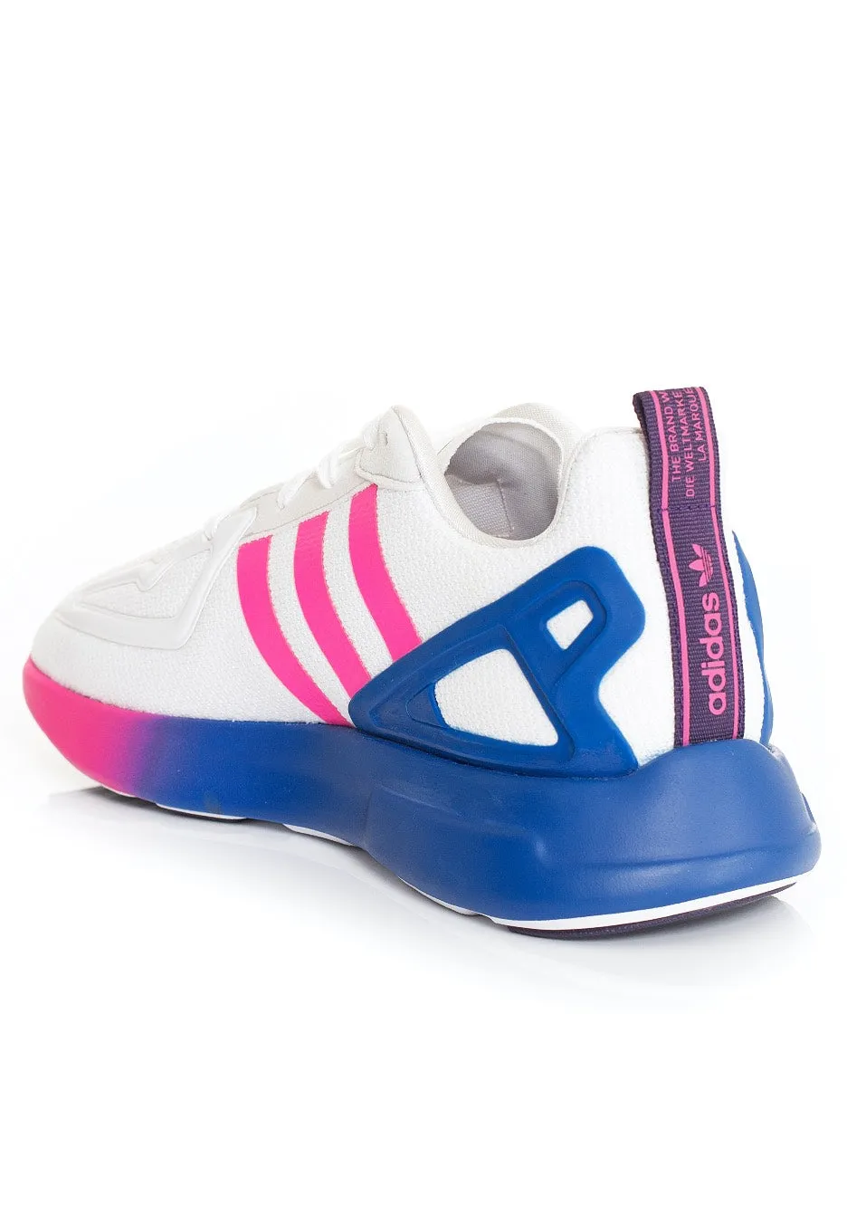 Adidas - ZX 2K Flux CryWhite/Shopnk/Blue - Girl Shoes