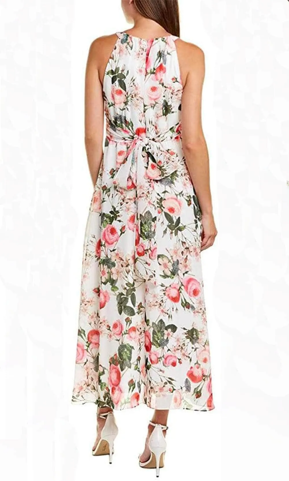 Adrianna Papell AP1D103963 - Sleeveless Halter Neck Long Dress