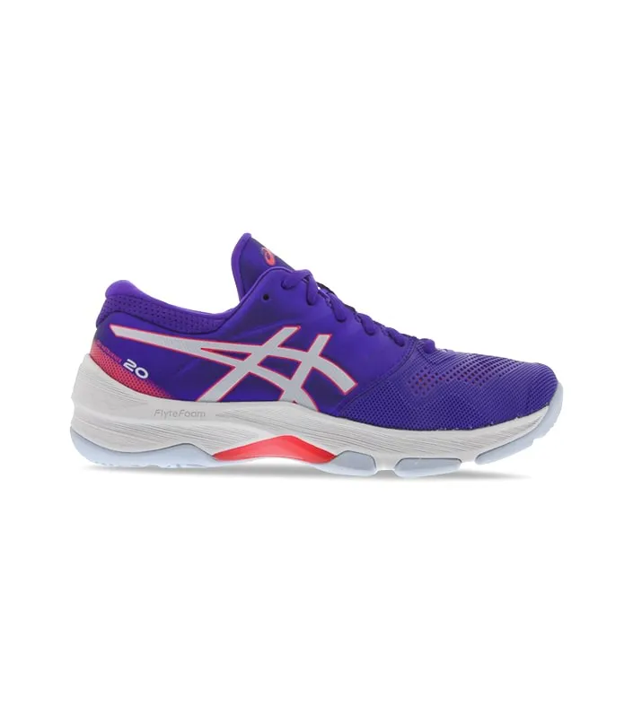 asics gel netburner 20 (d wide) womens netball shoes