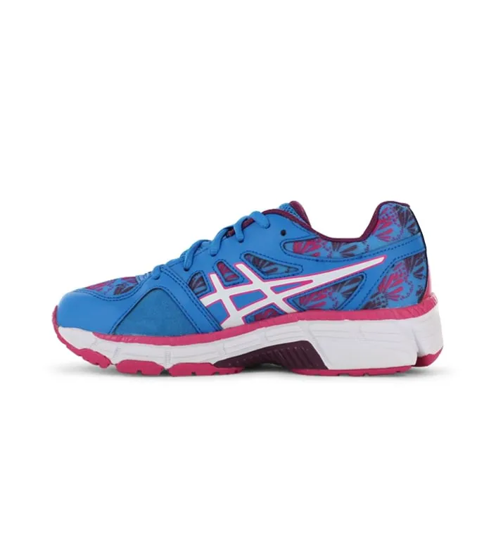 asics gel-netburner professional 13 gs kids blue pink