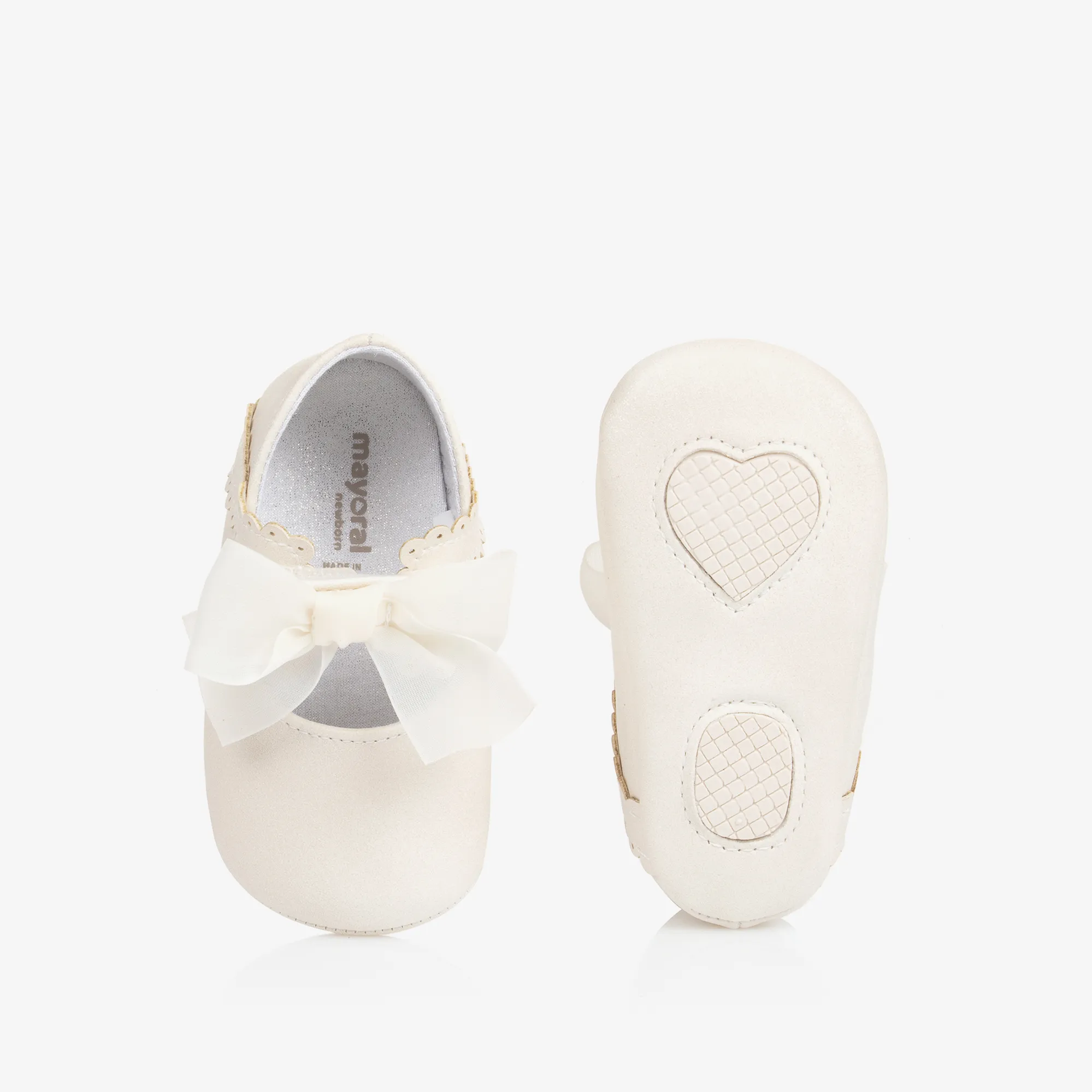 Baby Girls Ivory Pre-Walker Shoes