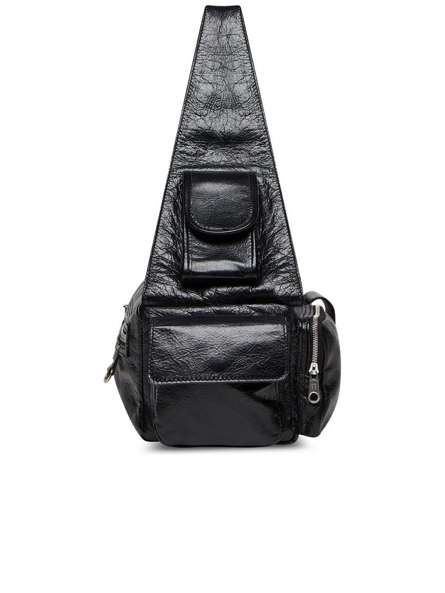 Bags Textured Zip Shoulder