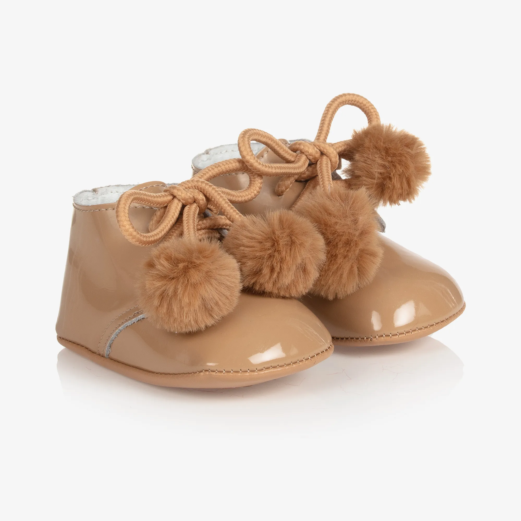 Beige Pre-Walker Baby Shoes