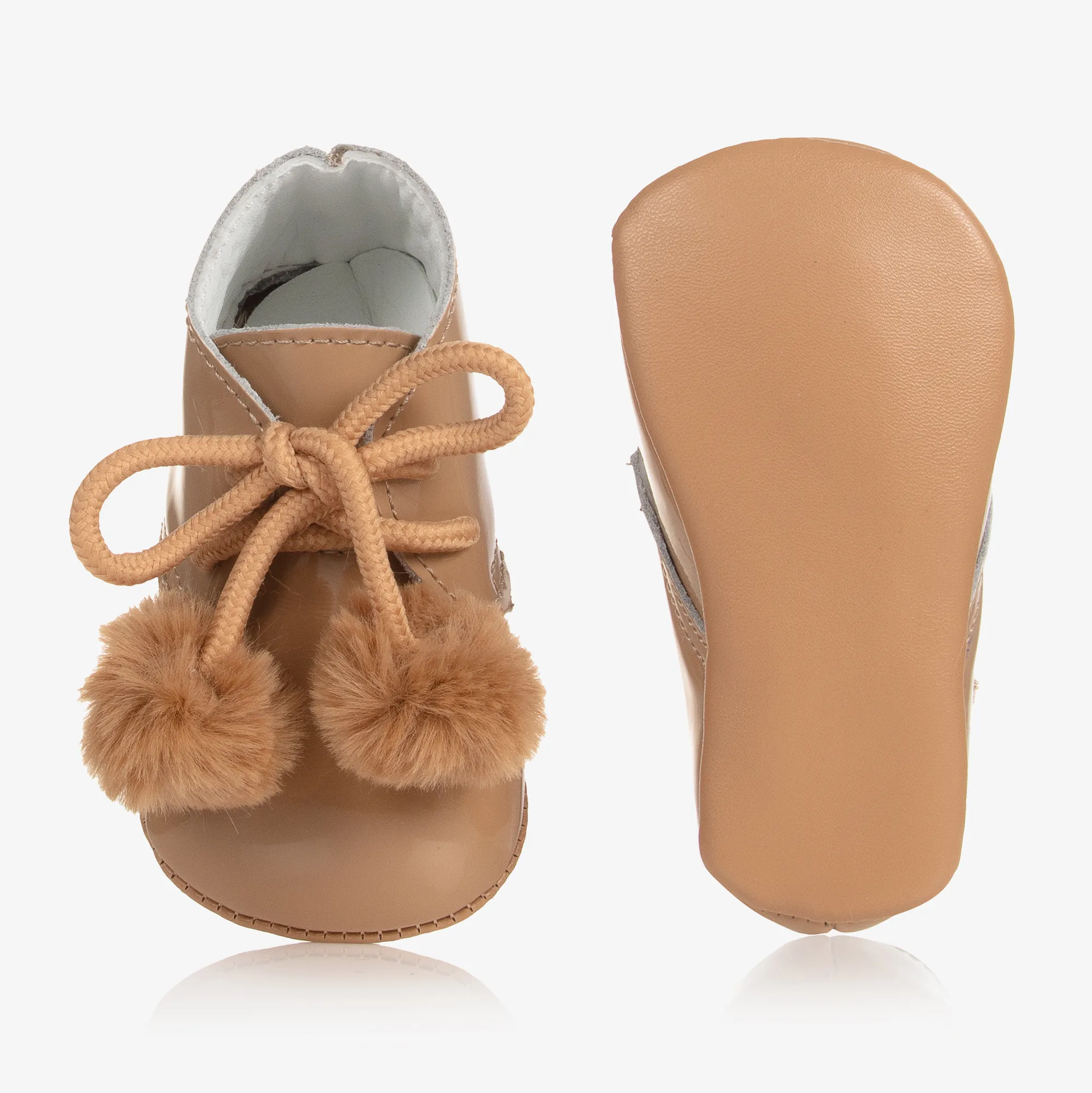 Beige Pre-Walker Baby Shoes