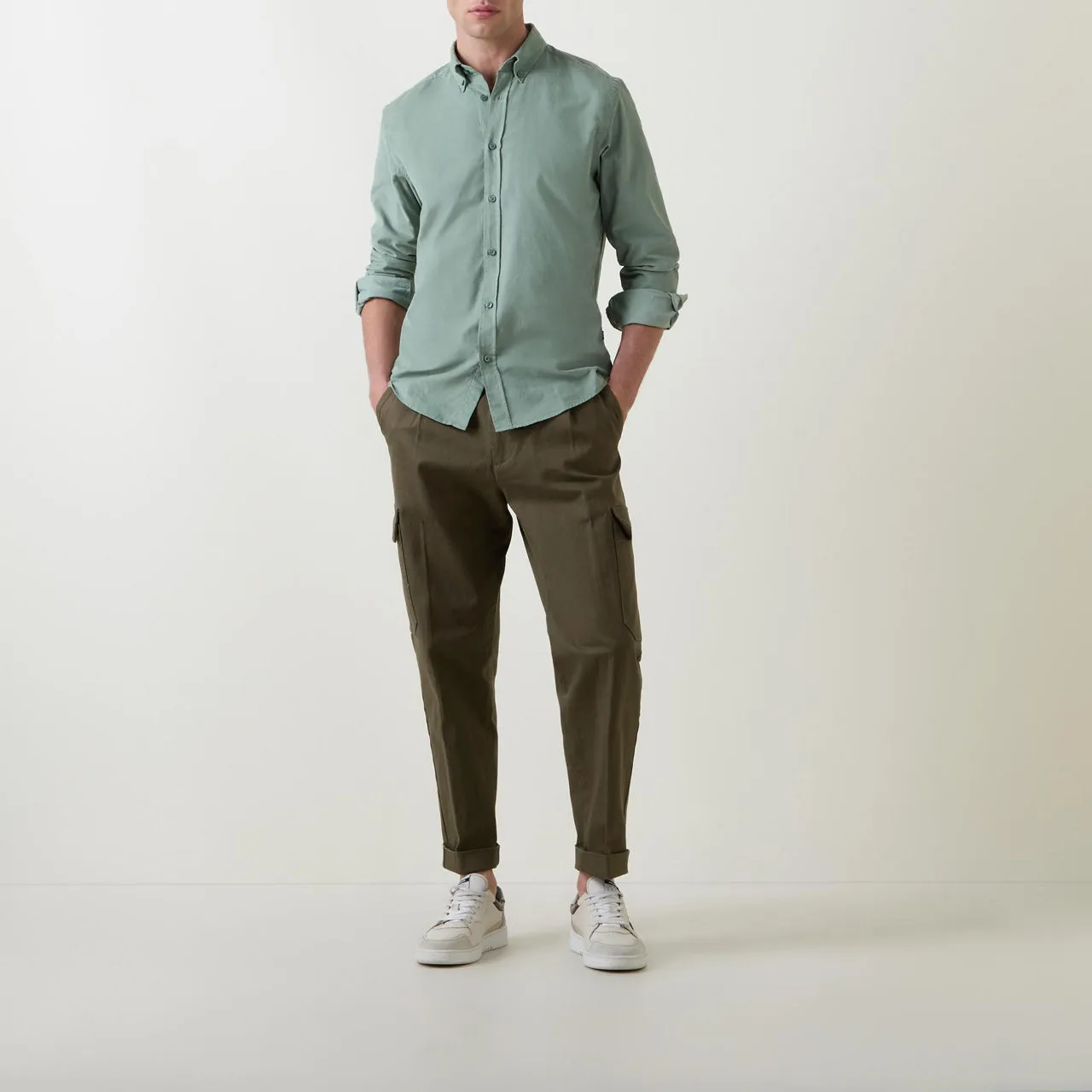 BOSS Liam Casual Shirt - Light Green