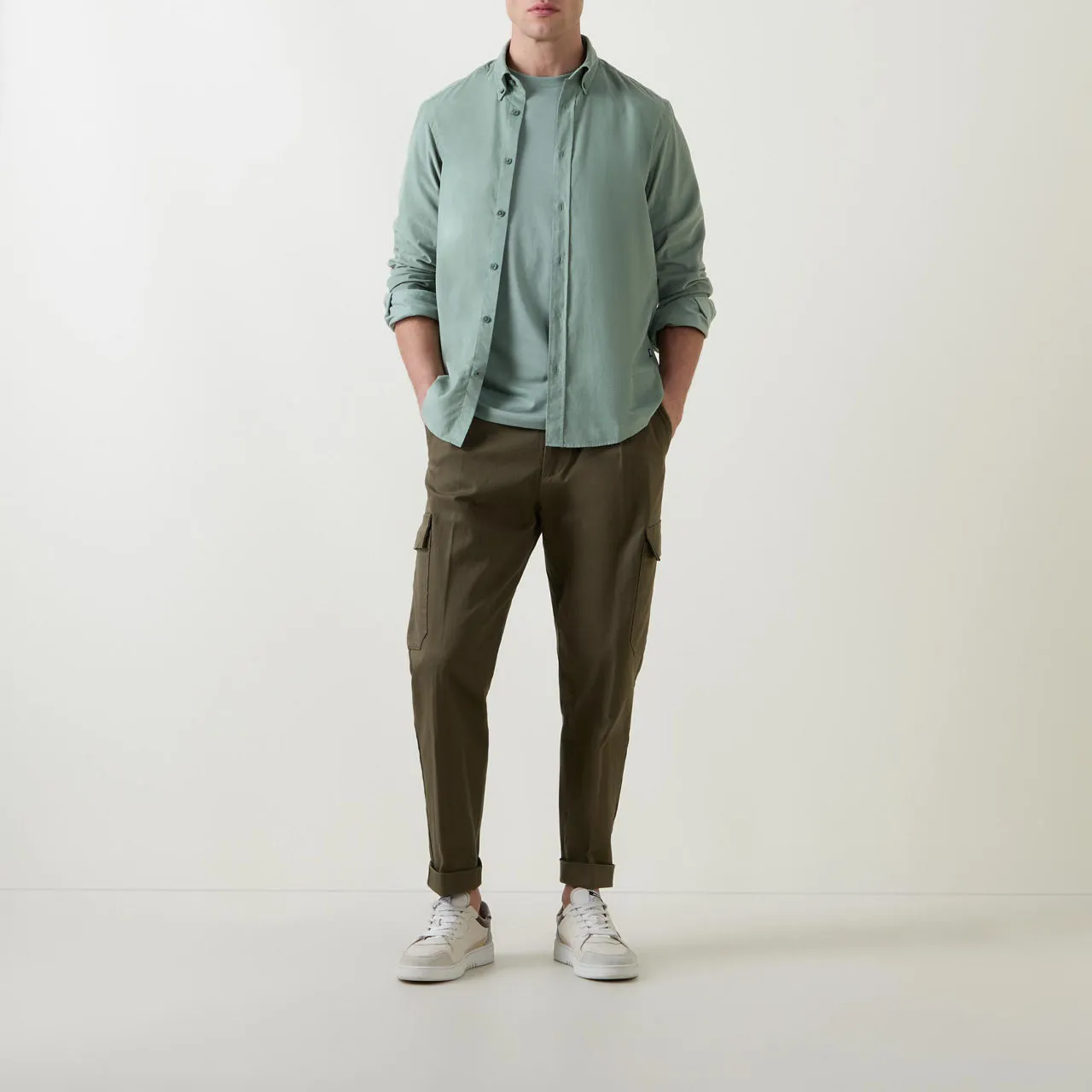 BOSS Liam Casual Shirt - Light Green