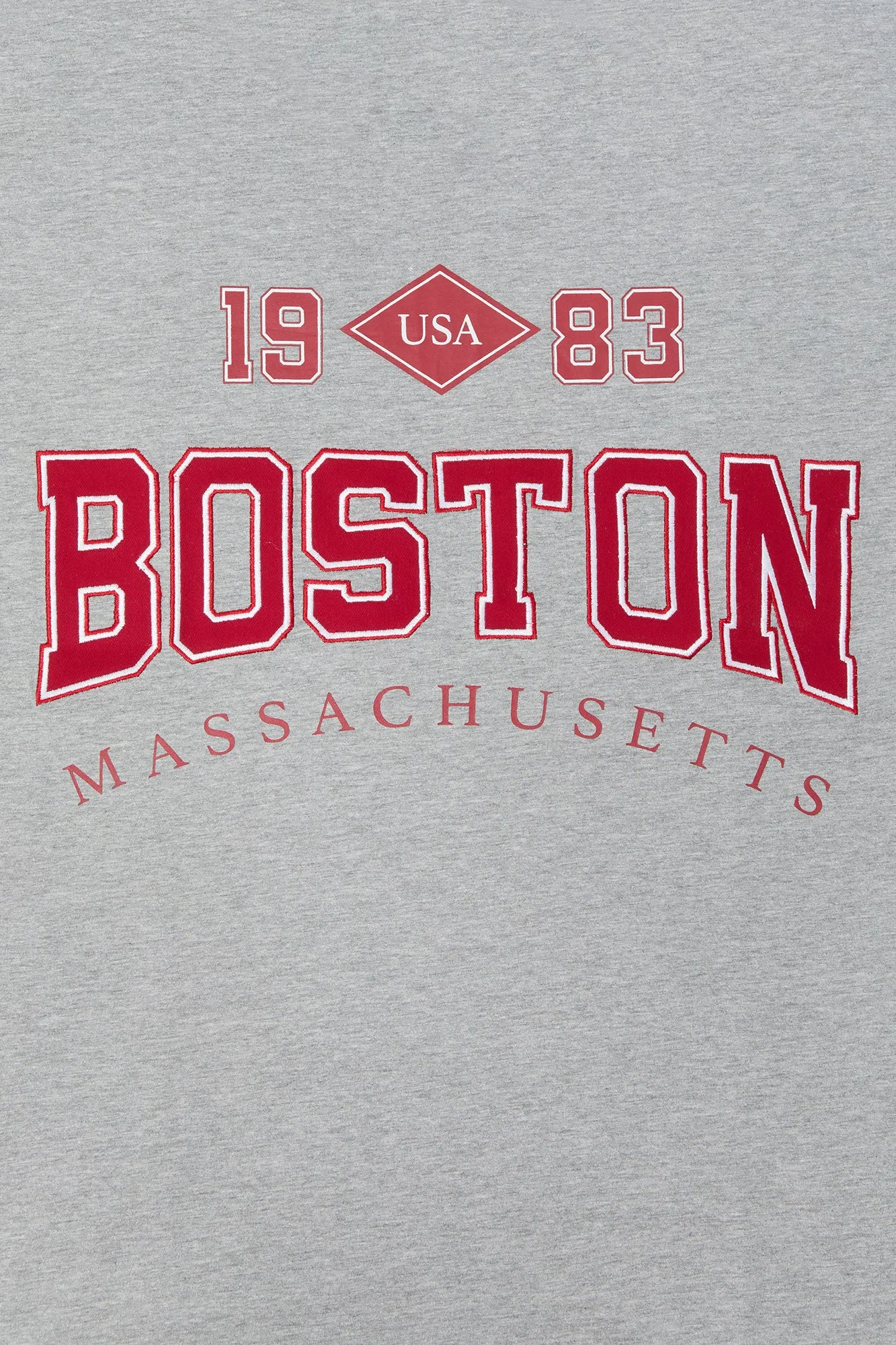 Boston Embroidered T-Shirt