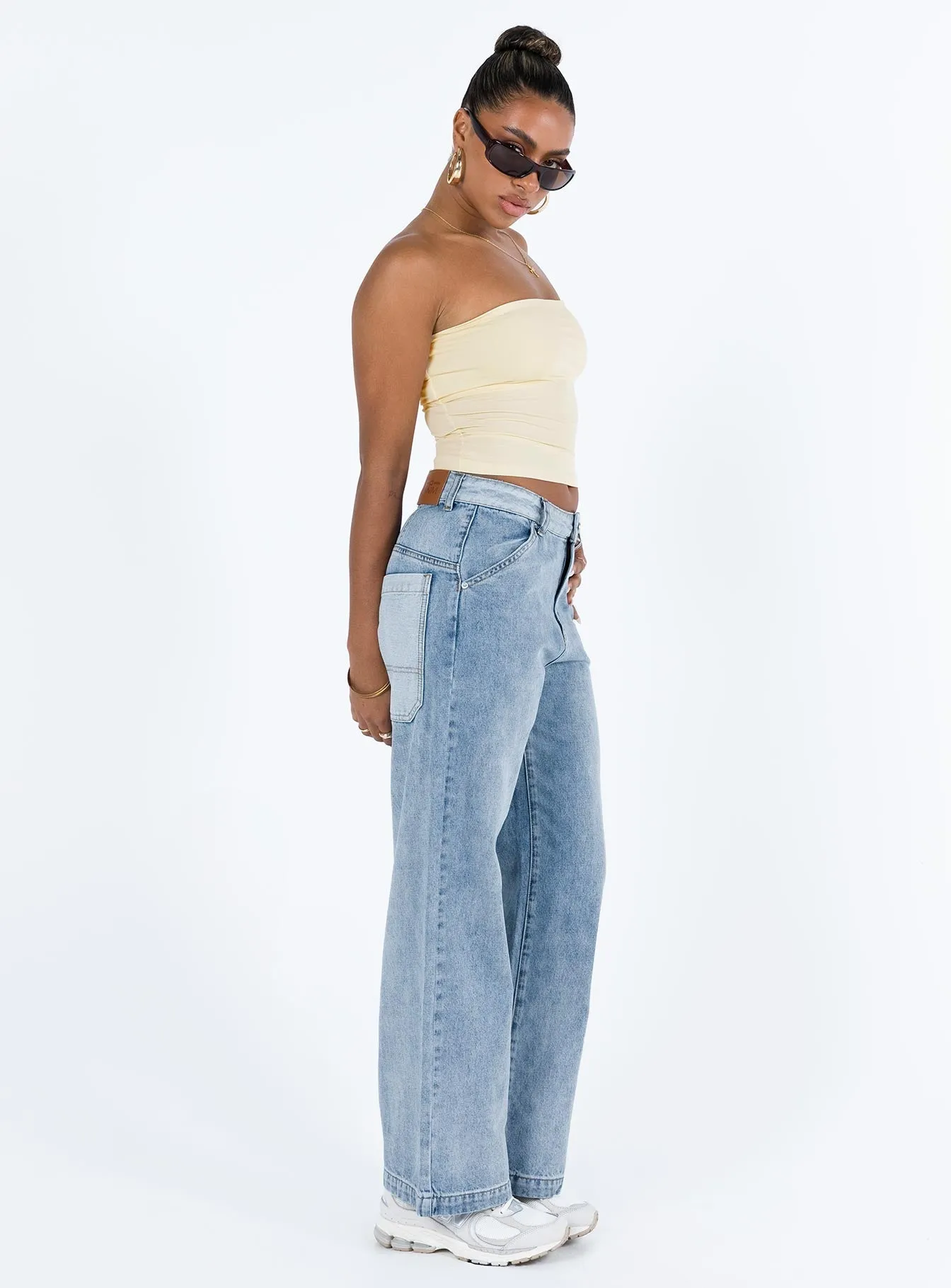 Brigid Jeans Mid Wash Denim