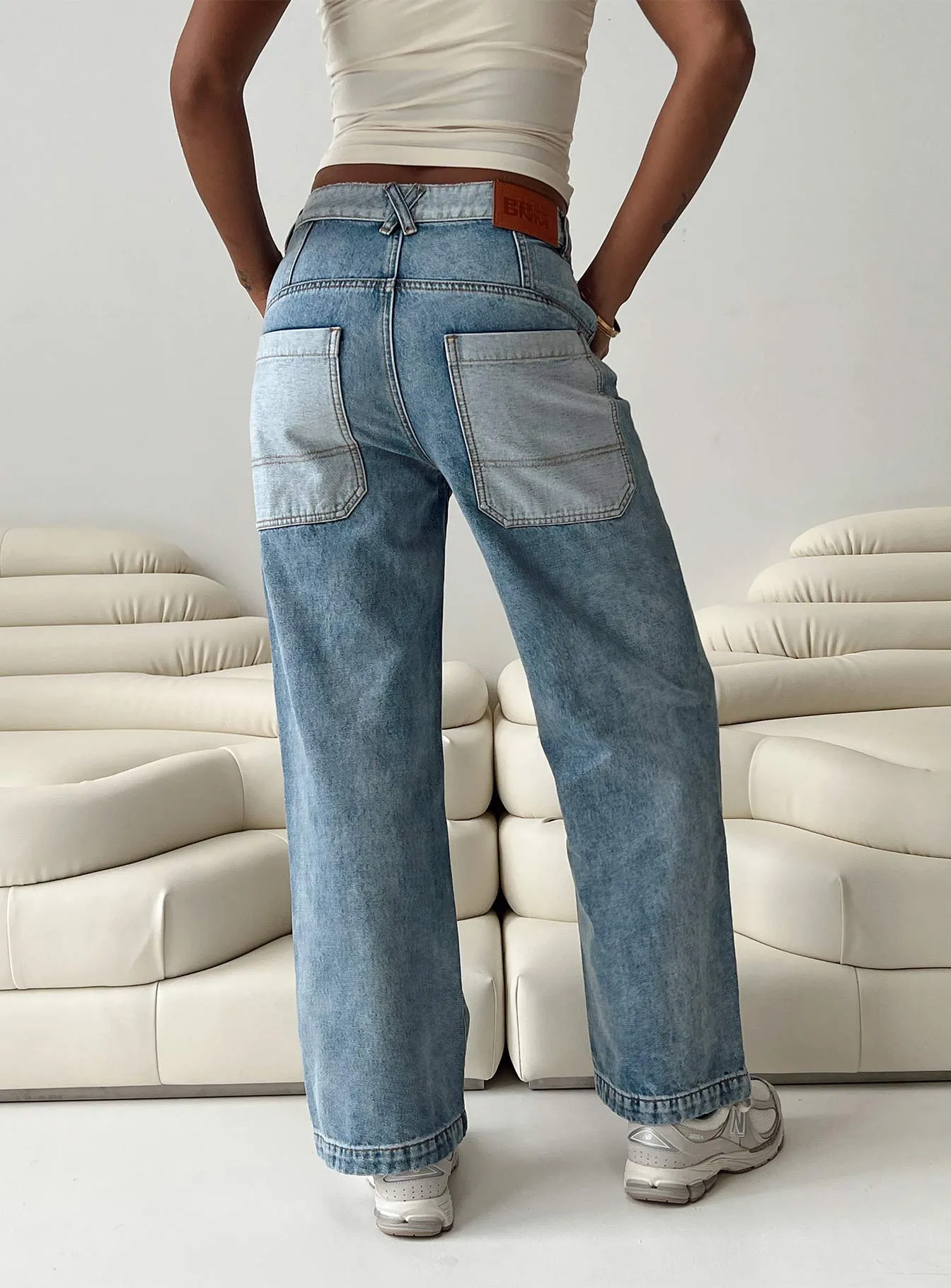 Brigid Jeans Mid Wash Denim