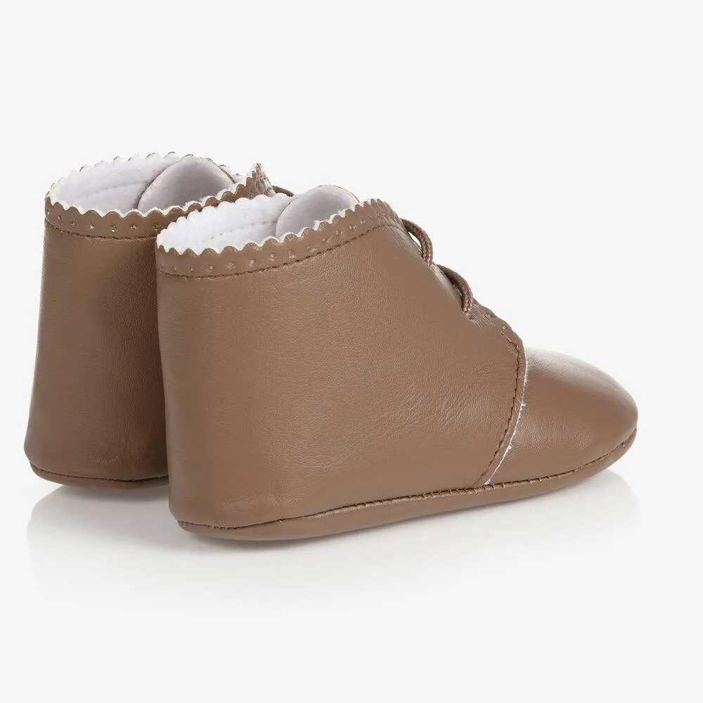 Brown Pre-Walker Baby Shoes