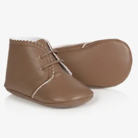 Brown Pre-Walker Baby Shoes