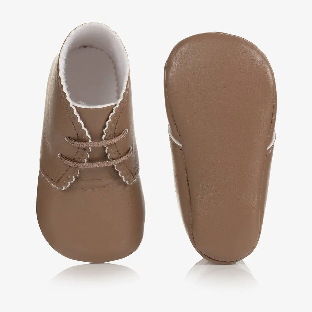 Brown Pre-Walker Baby Shoes