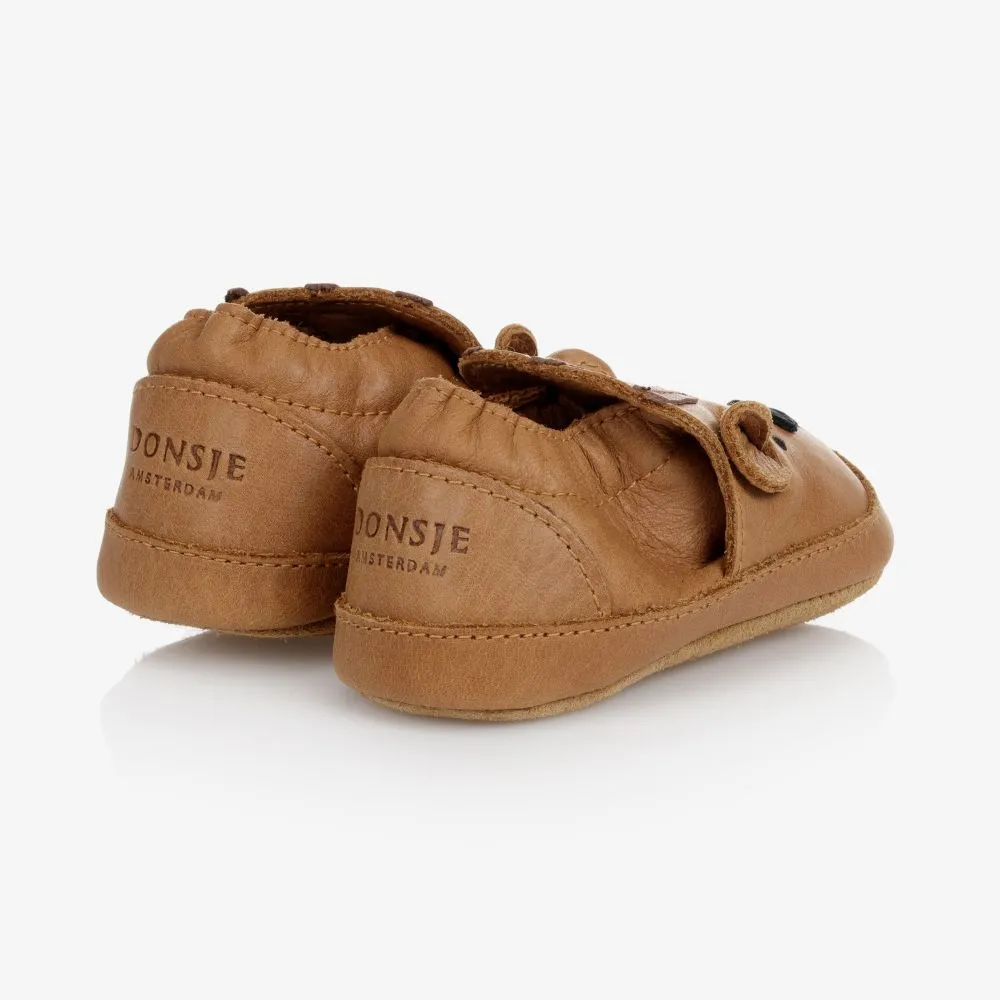 Brown Tiger Baby Shoes