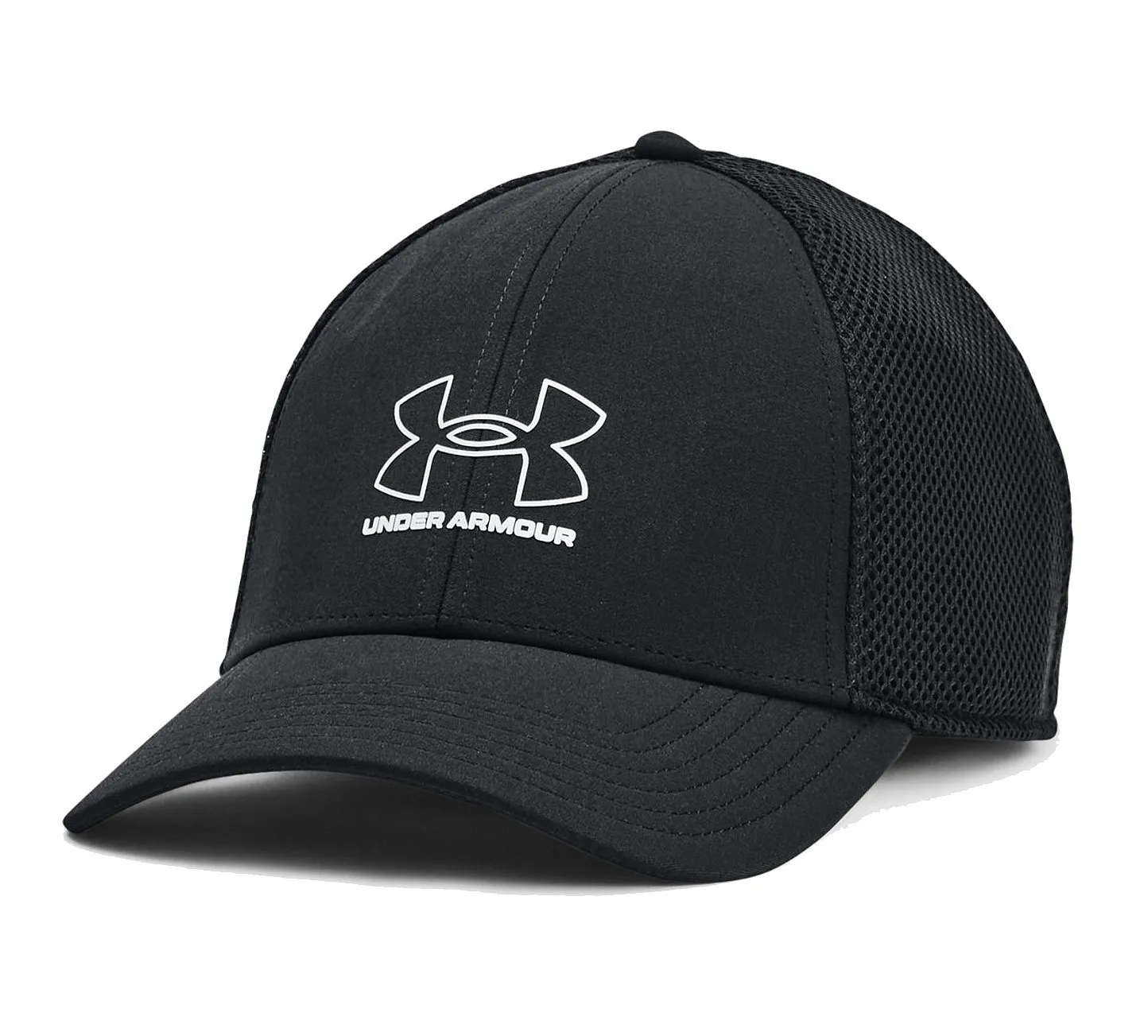 cap Under Armour Iso-Chill Driver Mesh - 001/Black/White - men´s