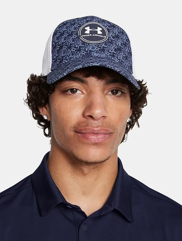 cap Under Armour Iso-Chill Driver Mesh Adj Trucker - Blue/Midnight Navy/White - men´s