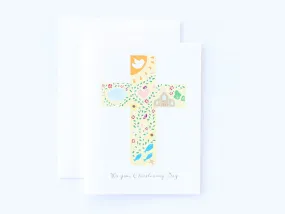 Christening Cross Card