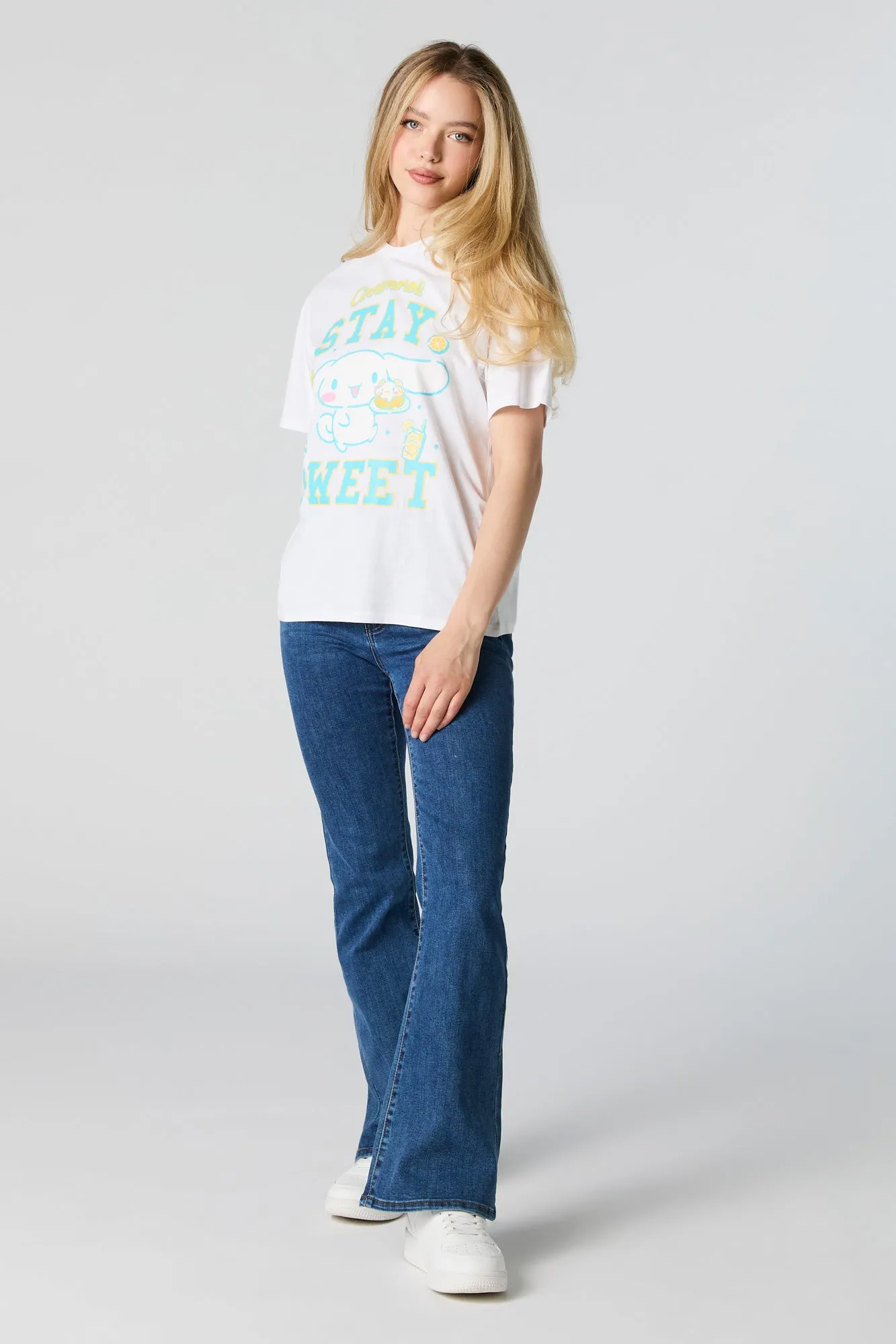 Cinnamoroll Stay Sweet Graphic Boyfriend T-Shirt