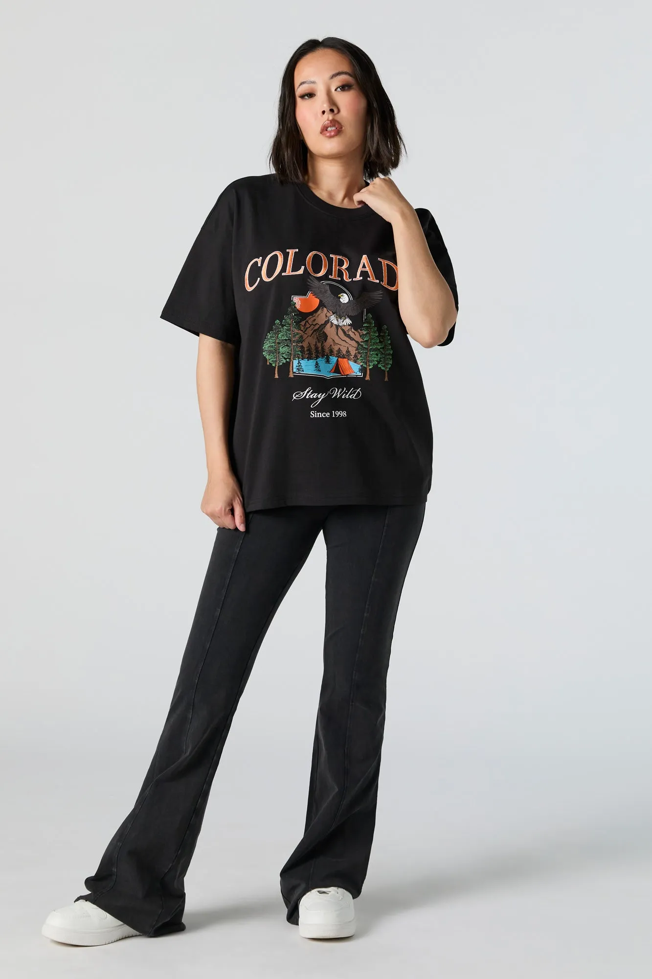 Colorado Embroidered Oversized T-Shirt