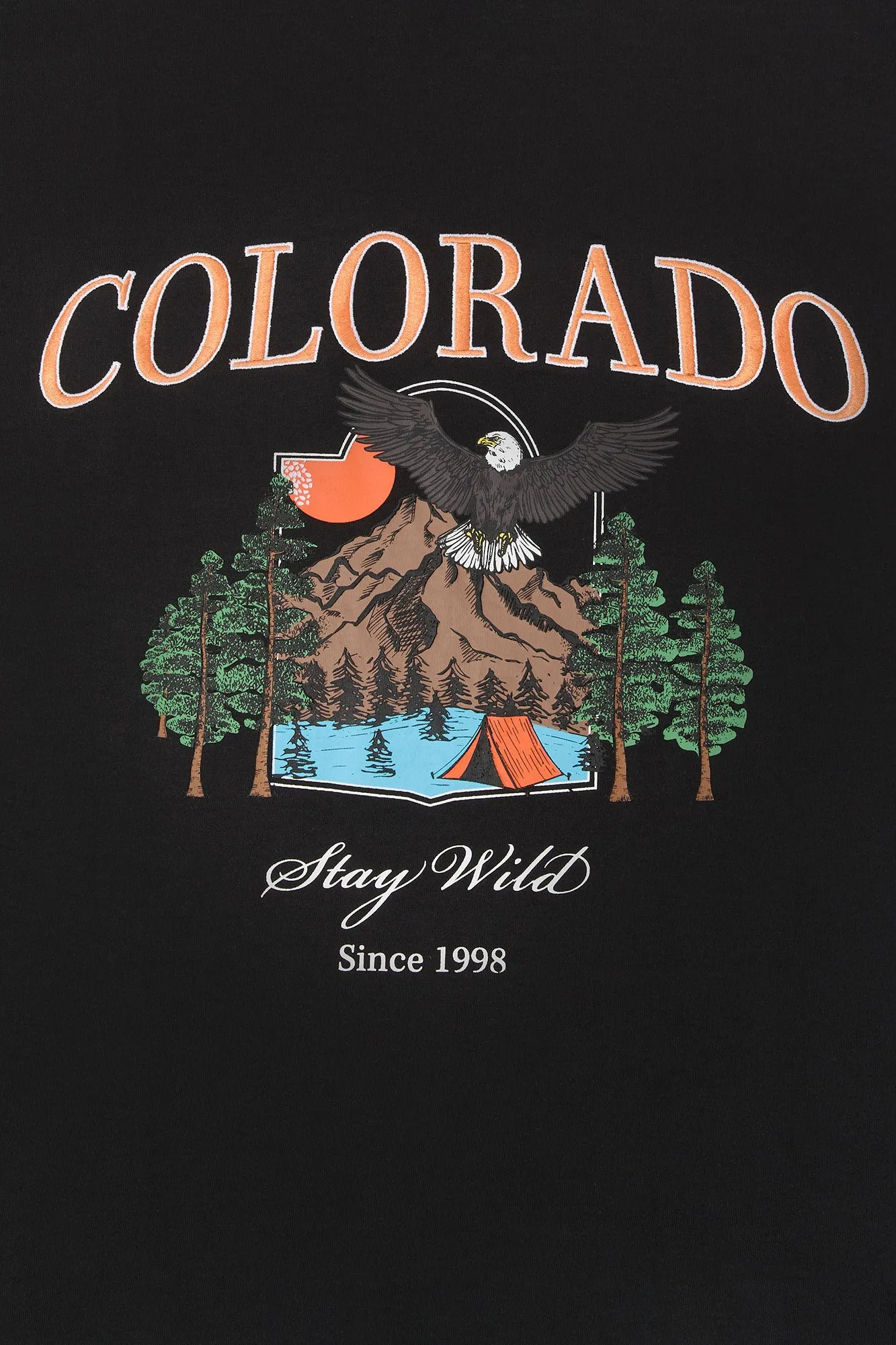 Colorado Embroidered Oversized T-Shirt