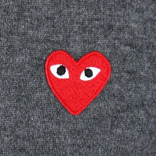 COMME des GARCONS  |Heart Wool Logo Designers Cardigans