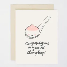 Congrats on Your Lil Dumpling Baby Card