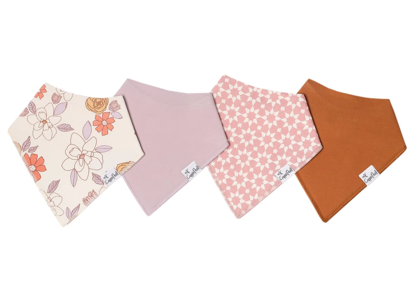 COPPER PEARL BANDANA BIB  SET |  FERRA