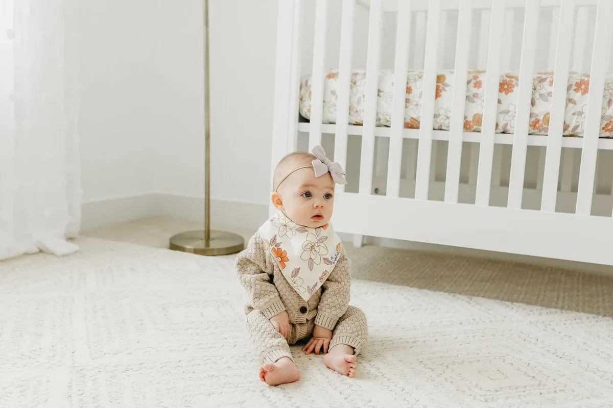 COPPER PEARL BANDANA BIB  SET |  FERRA