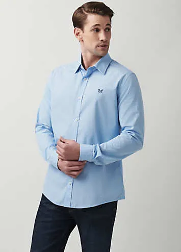 Crew Neck Classic Micro Stripe Shirt by Crew Clothing Company | Look Again