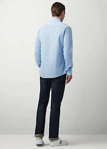 Crew Neck Classic Micro Stripe Shirt by Crew Clothing Company | Look Again