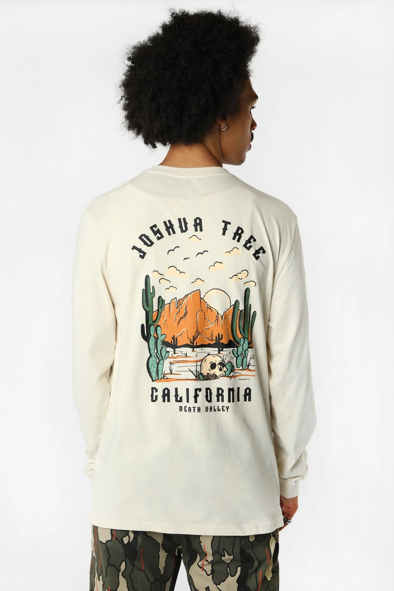 Death Valley Mens Joshua Tree Long Sleeve Top