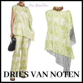 Dries Van Noten  |Casual Style Silk Sleeveless Party Style Elegant Style