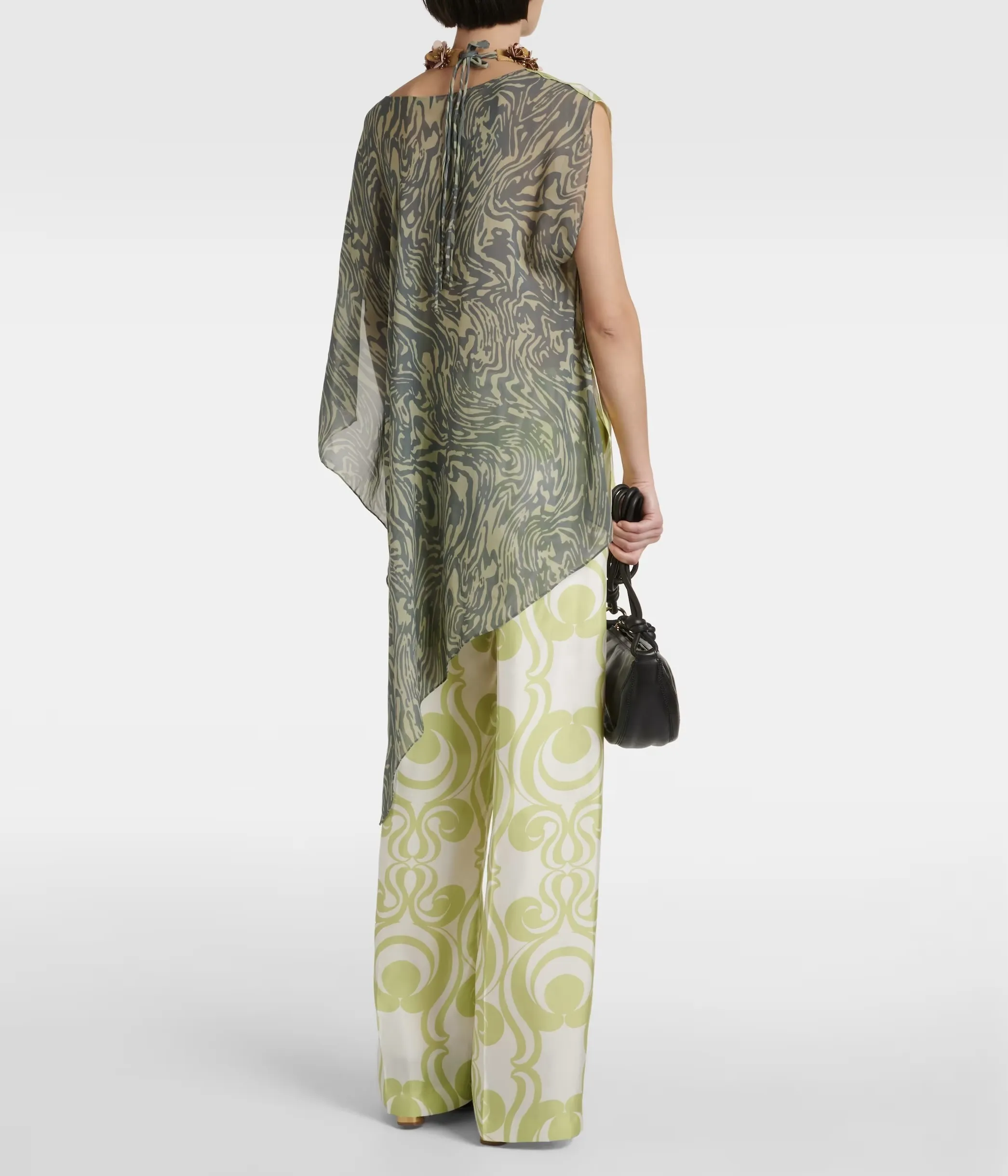 Dries Van Noten  |Casual Style Silk Sleeveless Party Style Elegant Style