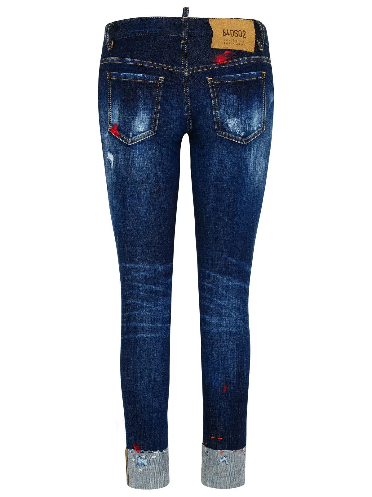 Dsquared2 Distressed Skinny Fit Jeans