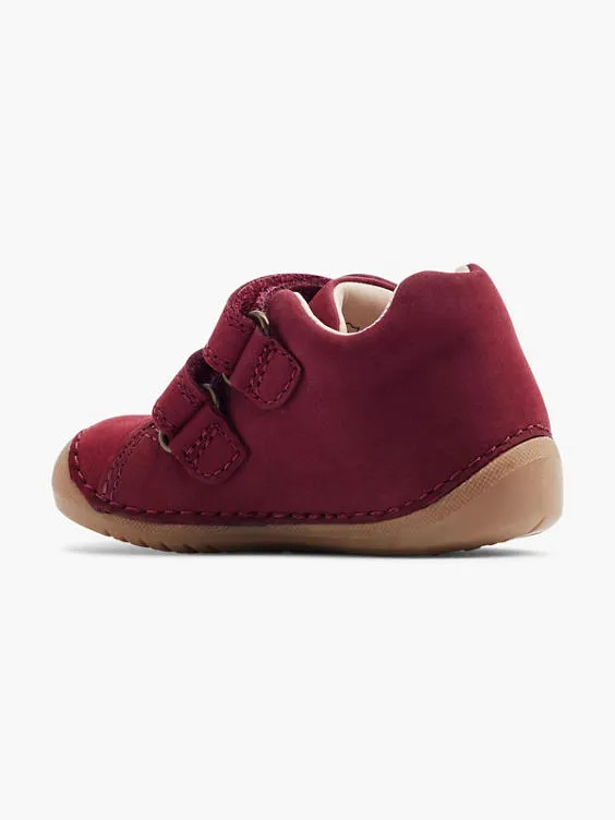 elefanten  Toddler Girl Burgundy Elefanten Shoes