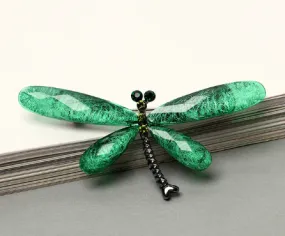 Fresh Accessories - Brooch Green Dragonfly