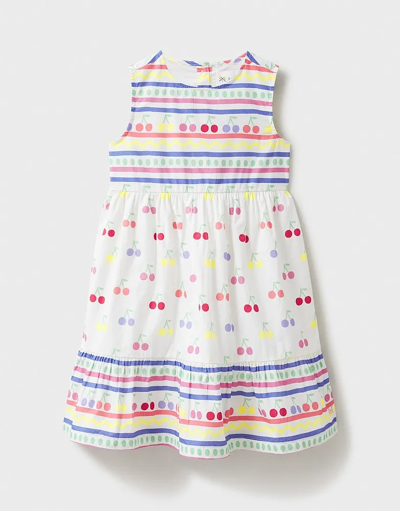 Girl's Fruit Midi Tiered Sundress from Crew Clothing Company