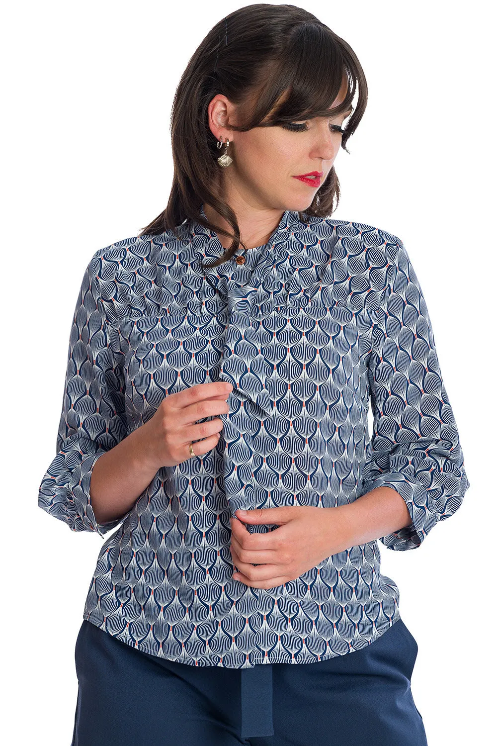 GLOBE GIRL BLOUSE