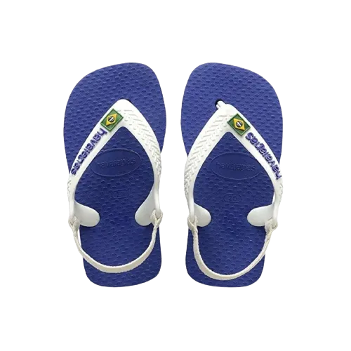 Havaianas Brasil Logo FC Blu Bianco