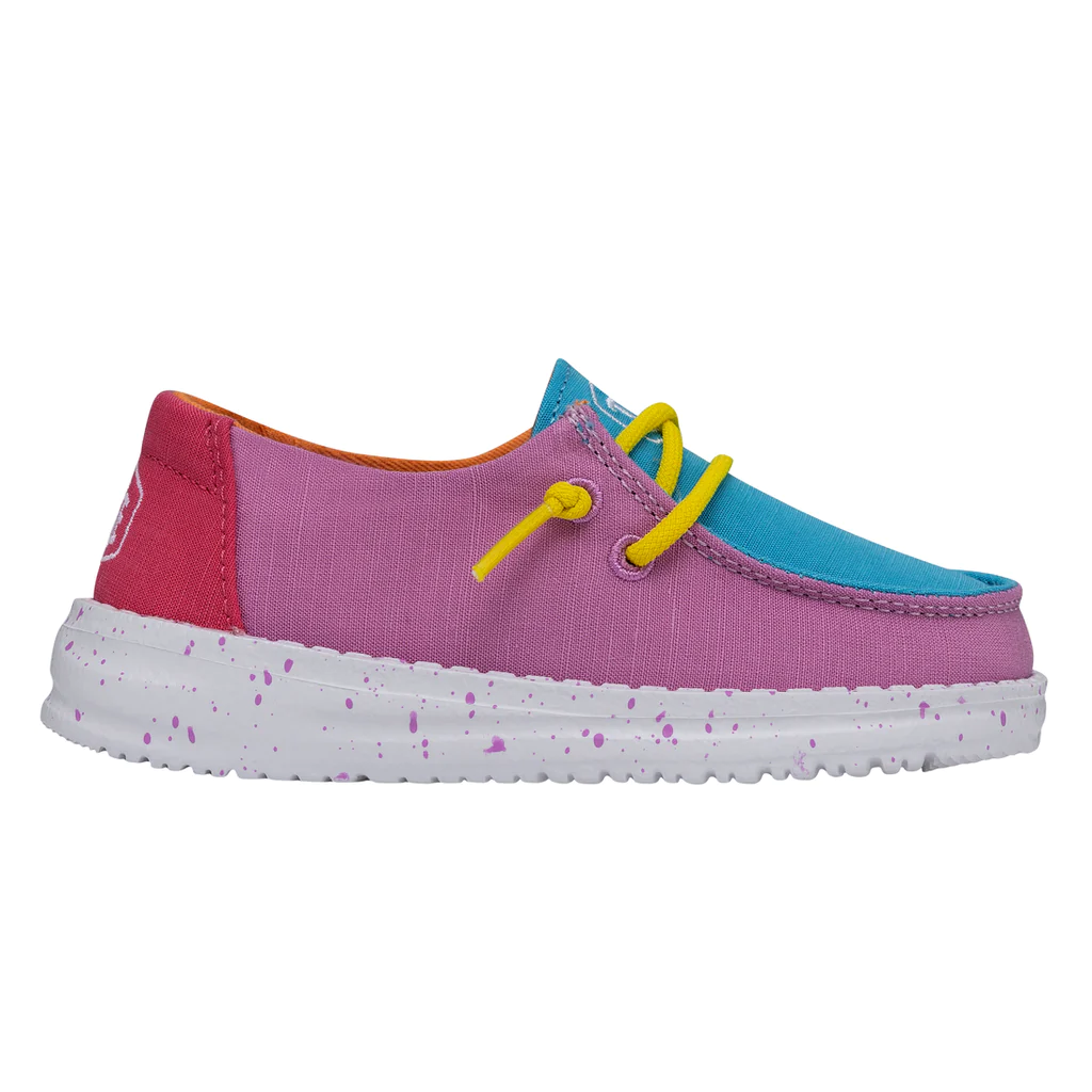 Hey Dude Girl’s Wendy Toddler Slip On Shoes- Color Block