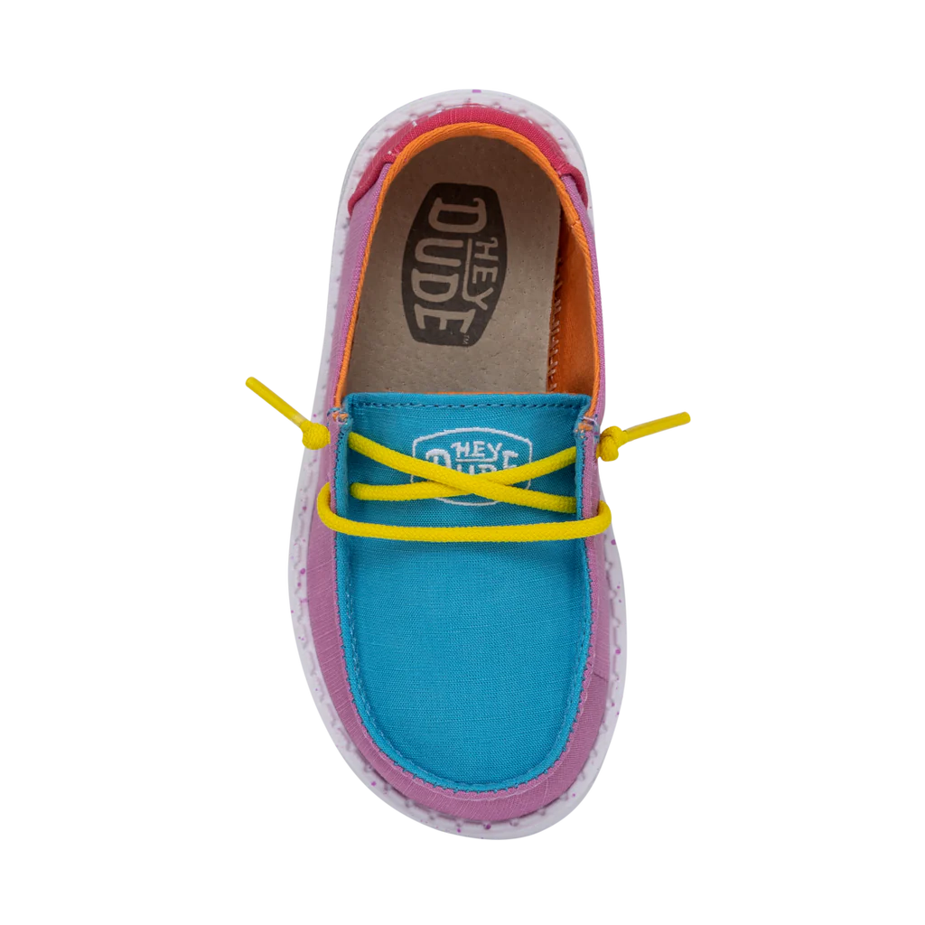 Hey Dude Girl’s Wendy Toddler Slip On Shoes- Color Block