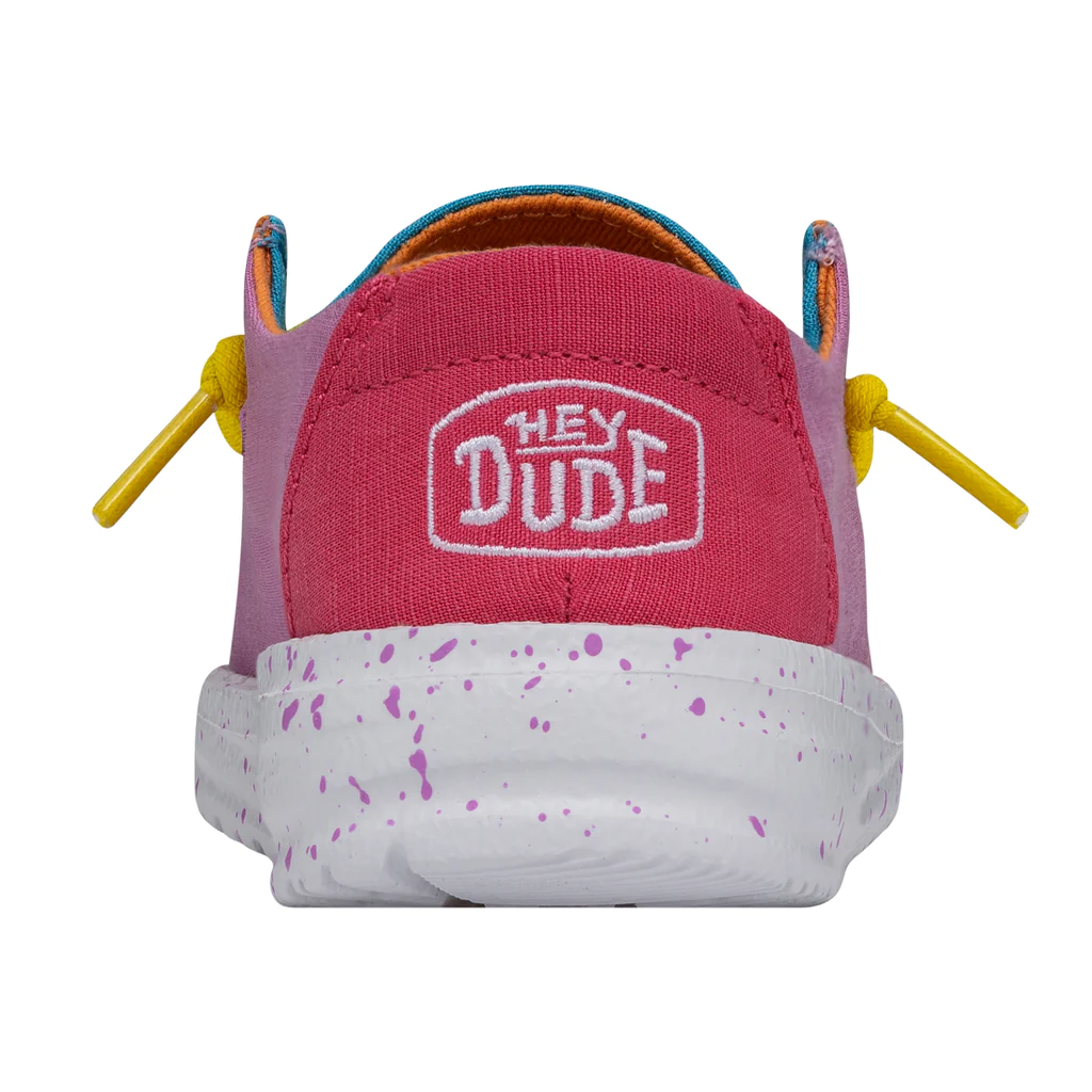 Hey Dude Girl’s Wendy Toddler Slip On Shoes- Color Block