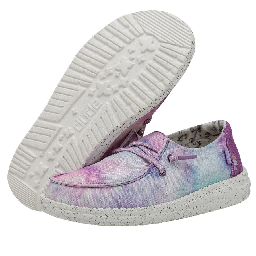 Hey Dude Girl’s Wendy Youth Slip On Shoes- Dreamer Unicorn