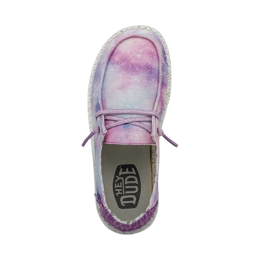 Hey Dude Girl’s Wendy Youth Slip On Shoes- Dreamer Unicorn