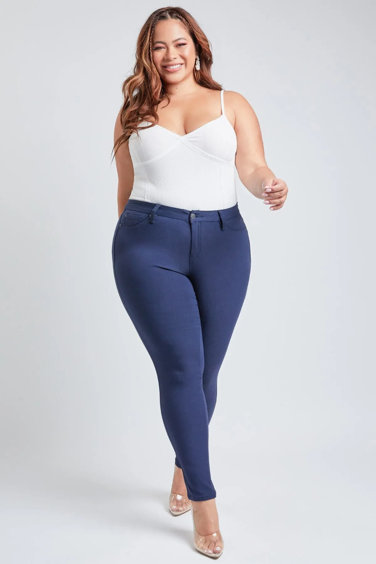 Hyperstretch Skinny Jeans in Navy