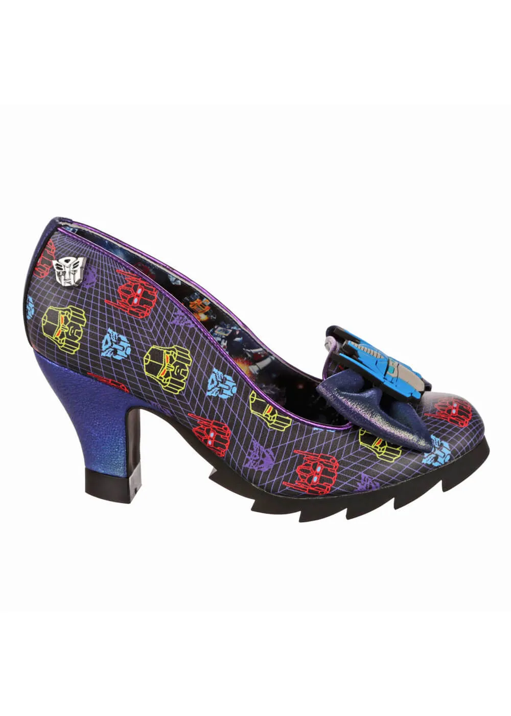 Irregular Choice x Transformers 80's Baby Pumps Black